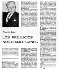 Los prejuicios norteamericanos : [entrevista]