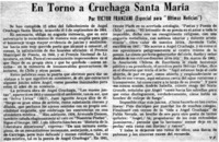 En torno a Cruchaga Santa María