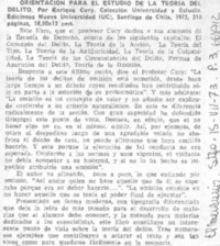 Orientación para el estudio de la teoría del delito.