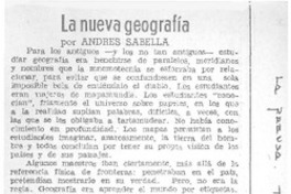 La nueva geografía