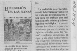 La rebelión de las nanas.