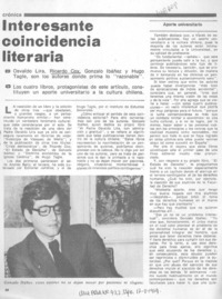 Interesante coincidencia literaria.