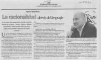 La racionalidad detrás del lenguaje: [entrevista]