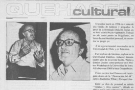 Lo conocí José Donoso.