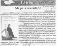 Mi país inventado.