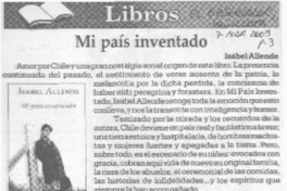 Mi país inventado.