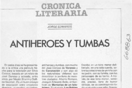 Antihéroes y tumbas