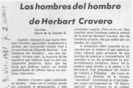 Los hombres del hombre de Herbart Cravero