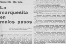 La marquesita en malos pasos