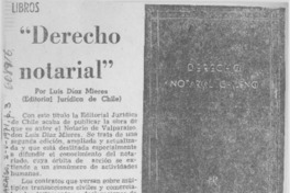 "Derecho notarial".