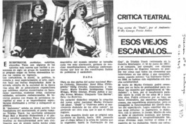 Esos viejos escándalos ...