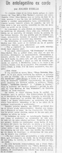 un Antofagastino ex corde