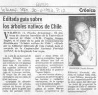 Editada guía sobre los árboles nativos de Chile.