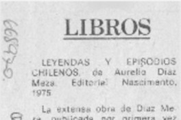 Leyendas y episodios chilenos