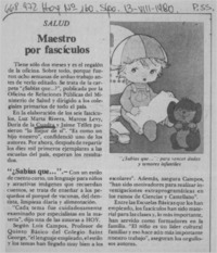 Maestro por fascículos.