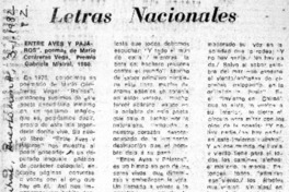 Letras nacionales