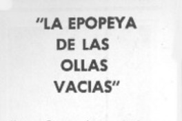 "La epopeya de las ollas vacías"