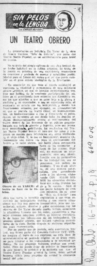 Un teatro obrero