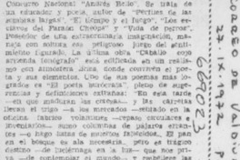 Primer Premio "Andrés Bello".