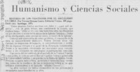 Humanismo y ciencias sociales.