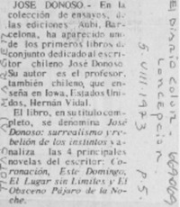 José Donoso.