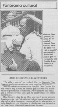 Libro de Gonzalo Díaz Spoerer.