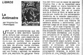 La antimadre  [artículo] Rosasco.