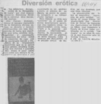 Diversión erótica.