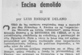 Encina demolido