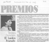 Teresa Donoso, el Lenca Franulic.