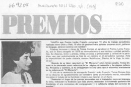 Teresa Donoso, el Lenca Franulic.