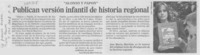 Publican versión infantil de historia regional.
