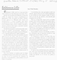 Baldomero Lillo