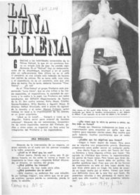 La luna llena esta vacía.