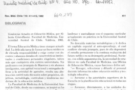 Tendencias actuales en Educación Médica