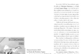 Descorchados 2003.