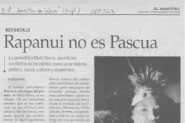 Rapanui no es Pascua