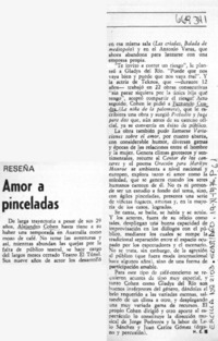 Amor a pinceladas  [artículo] H. E.