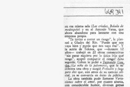 Amor a pinceladas  [artículo] H. E.