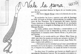 Conocer a Martín Rivas.  [artículo]