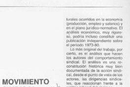 Movimiento sondical chileno