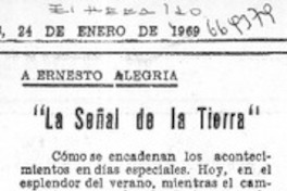 La señal de la tierra"