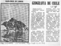 Geografía de Chile.