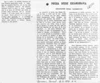 Poesía desde Escandinavia