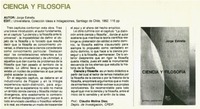 Ciencia y filosofía