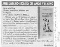 Anecdotario secreto del amor y el sexo