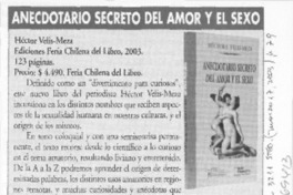 Anecdotario secreto del amor y el sexo