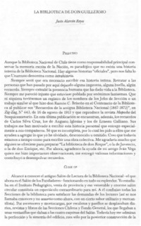 La biblioteca de don Guillermo