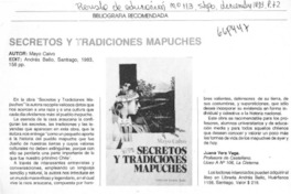 Secretos y tradiciones mapuches