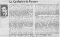 La confesión de Donoso